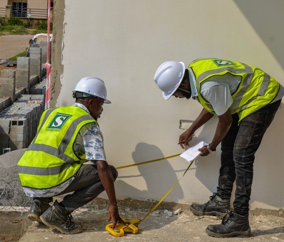 Construction team working
